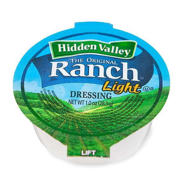 Hidden Valley Original Light Ranch 1 Ounce Size - 160 Per Case.