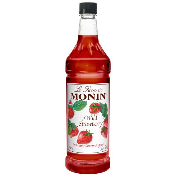 Monin Wild Strawberry 1 Liter - 4 Per Case.
