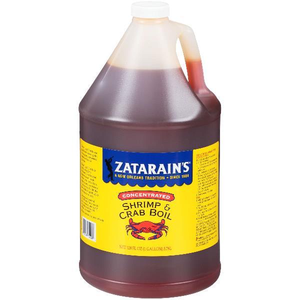 Zatarain's New Orleans Style Crawfish Shrimp & Crab Boil 1 Gallon - 4 Per Case.