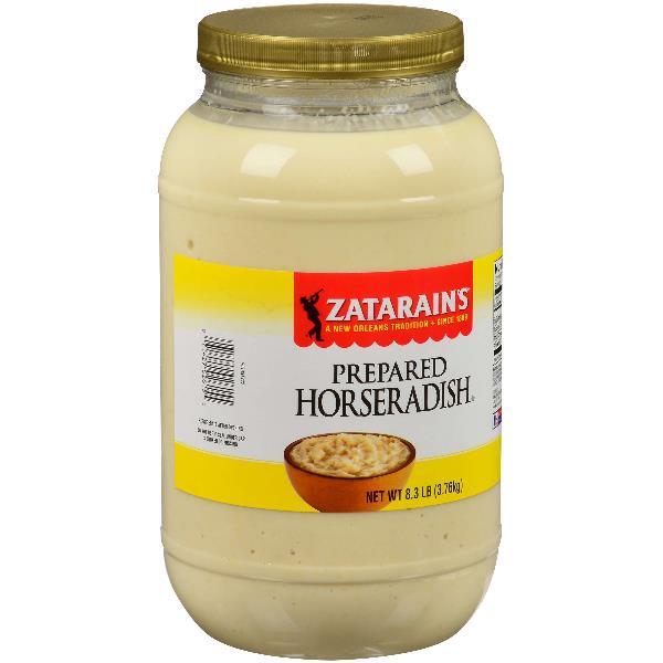 Zatarain's New Orleans Style Horseradish Bulk 1 Gallon - 4 Per Case.