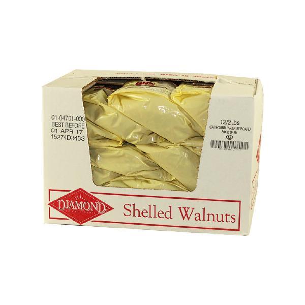 Walnut Halves & Pieces In A Bag 2 Pound Each - 12 Per Case.