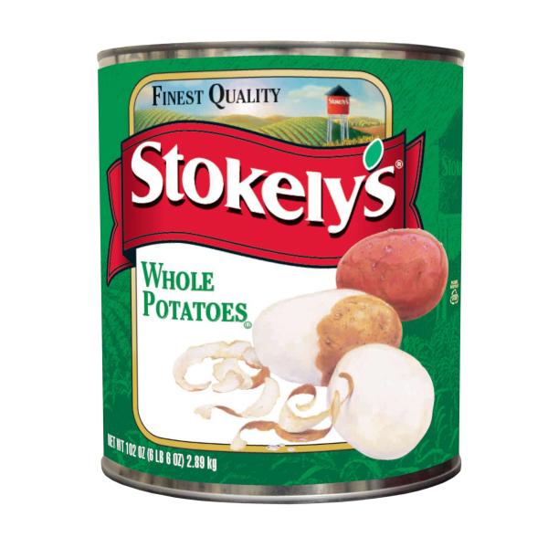 Potato Stokely White 102 Ounce Size - 6 Per Case.
