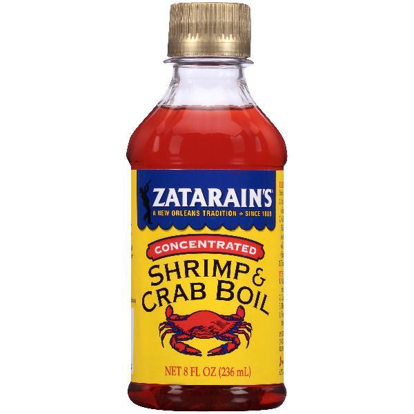 Zatarain's Liquid Crab Boil New Orleans Style 8 Ounce Size - 12 Per Case.
