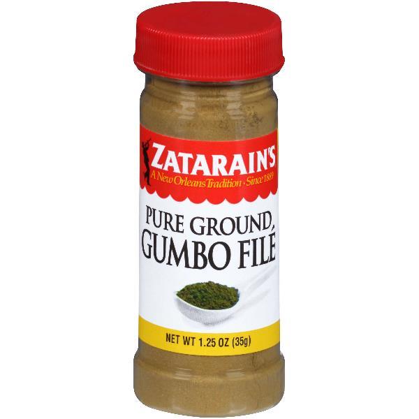 Zatarain's Gumbo File 1.25 Ounce Size - 12 Per Case.