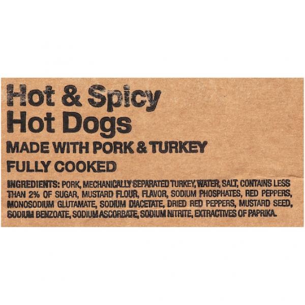 OSCAR MAYER Hot & Spicy Hot Dog (5:1 6" 6 lb. Case)