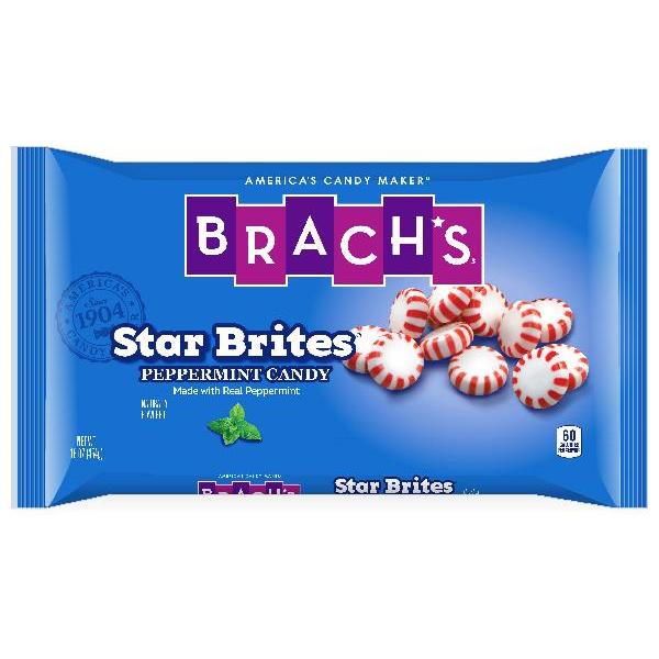 Brachs Starlite Peppermint 16 Ounce Size - 12 Per Case.