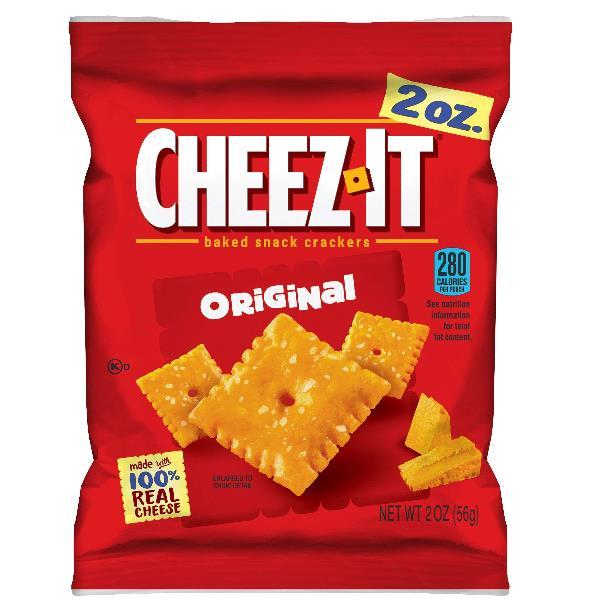 Cheez-It Original Crackers, 2 Ounces - 60 Per Case.