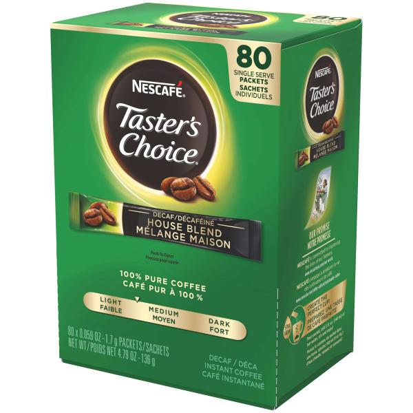 Nescafe Taster's Choice Decaf Stick 4.79 Ounce Size - 6 Per Case.