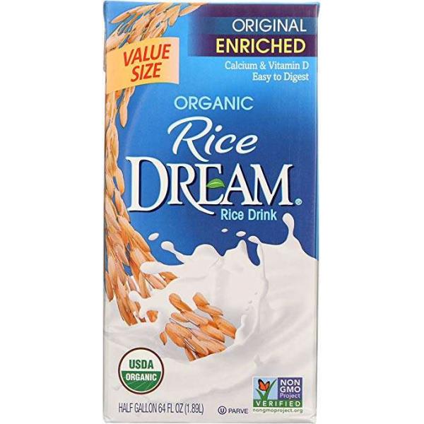 Rice Dream Enriched Original 64 Ounce Size - 8 Per Case.