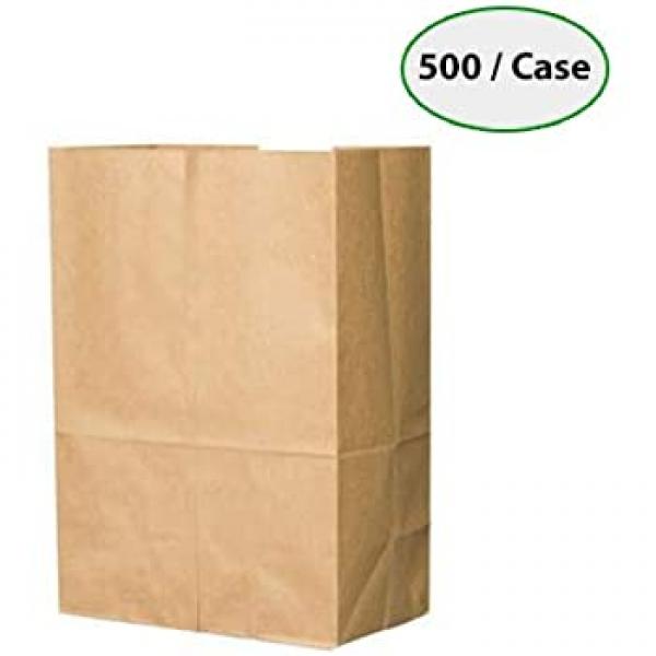 Ajm 2# Bag Natural Kraft 500 Count Packs - 1 Per Case.