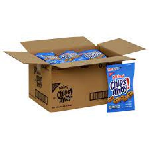 Chips Ahoy Cookies Single Serve Big Bag Chocolate Chip Z 3 Ounce Size - 36 Per Case.