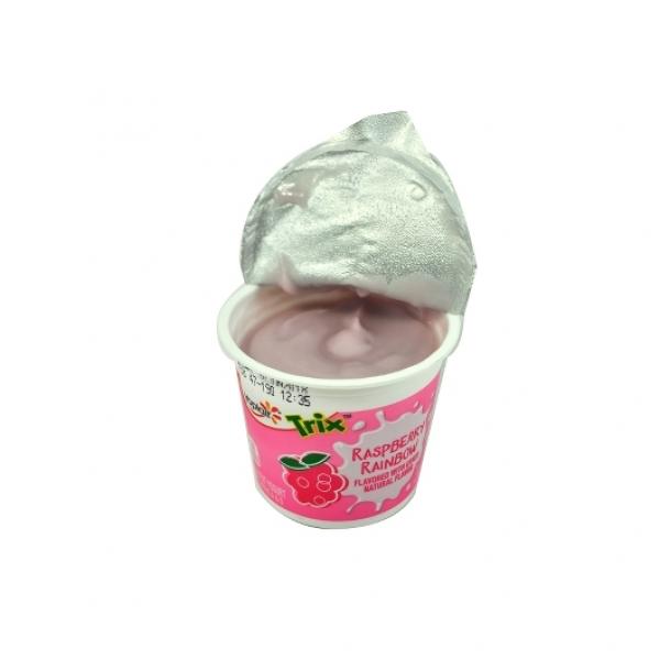 Yoplait® Trix™ Low Fat Yogurt Reduced Sugar Single Serve Cup Raspberry Rainbow 4 Ounce Size - 48 Per Case.
