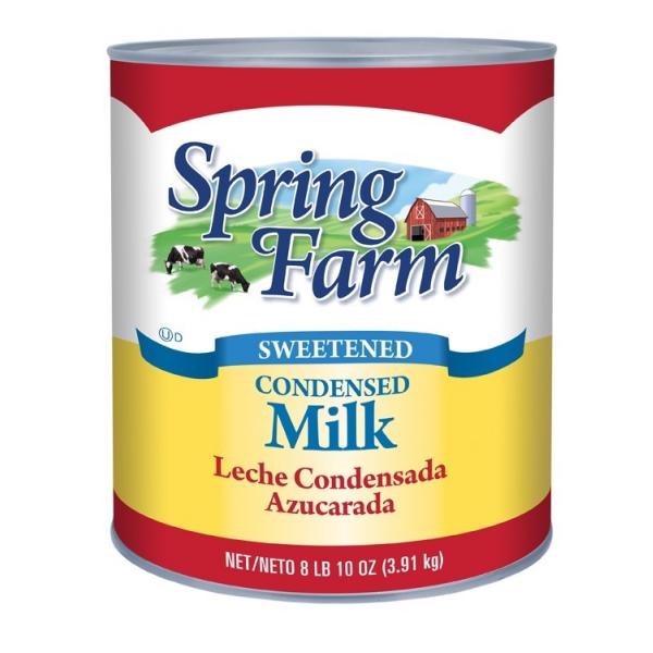 Spring Farm Sweetened Condensed Milk 97 Fluid Ounce - 6 Per Case.