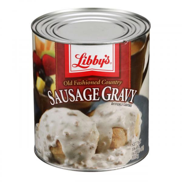 Old Fashioned Country Sausage Gravy Can 106 Ounce Size - 6 Per Case.