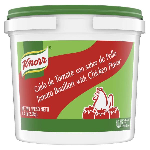 Knorr Bouillon Caldo De Tomate Tomato Bouil 4.4 Pound Each - 4 Per Case.
