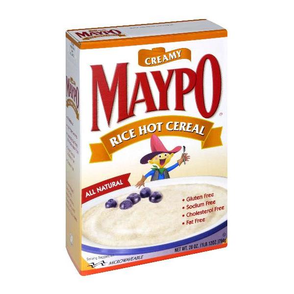 Maypo All Natural Creamy Rice Hot Cereal 28 Ounce Size - 1 Per Case.