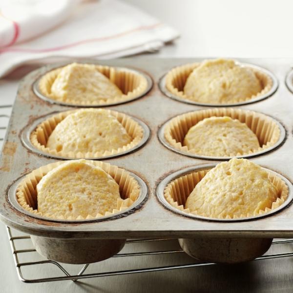 Pillsbury™ Place & Bake™ Frozen Muffindough Puck Corn Muffin 20.25 Pound Each - 1 Per Case.