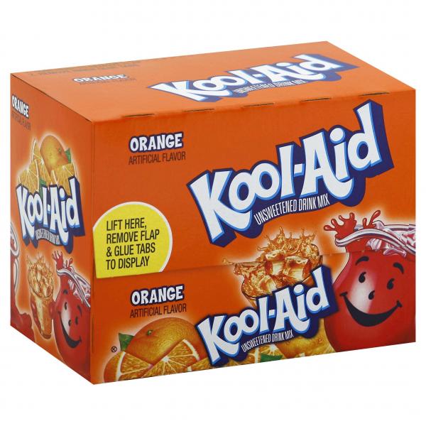 Kool Aid Orange Beverage, 0.15 Ounce Size - 192 Per Case.