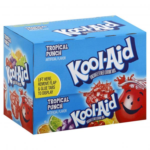 Kool Aid Tropical Punch Beverage, 0.16 Ounce Size - 192 Per Case.