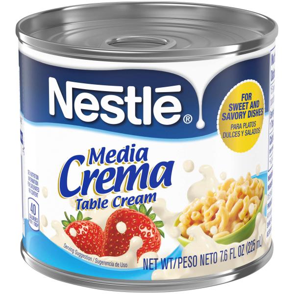 Nestle Media Crema Table Cream FlNcan 7.6 Fluid Ounce - 24 Per Case.