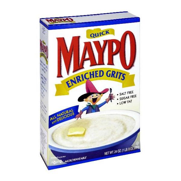 Maypo Quick Enriched Grits 24 Ounce Size - 12 Per Case.