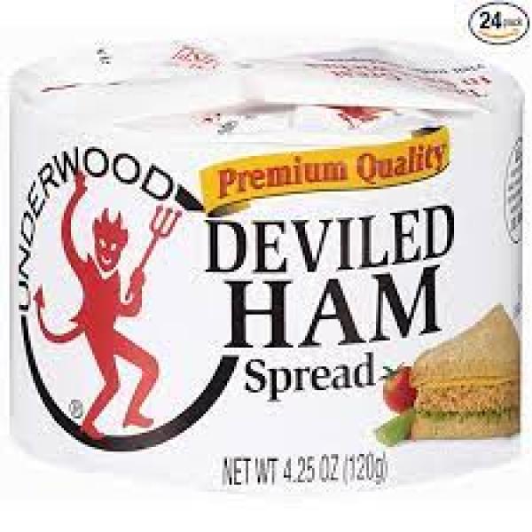 Deviled Ham 4.25 Ounce Size - 24 Per Case.