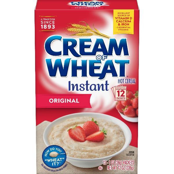 Cream Of Wheat Instant Original Hot Cereal 12 Ounce Size - 12 Per Case.