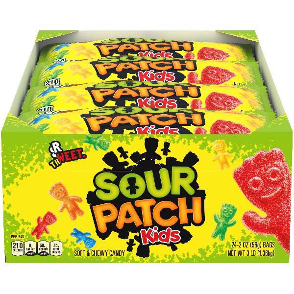 Sour Patch Kids Candy 2 Ounce Size - 288 Per Case.