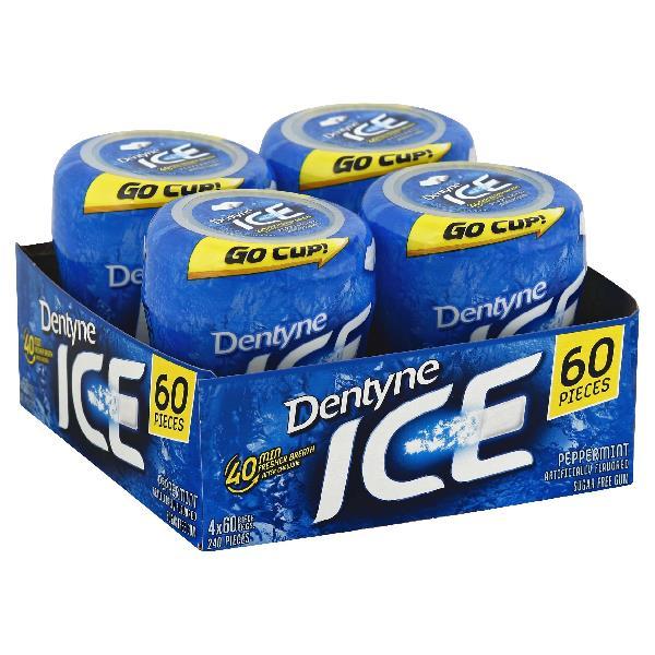 Dentyne Gum 60 Count Packs - 24 Per Case.