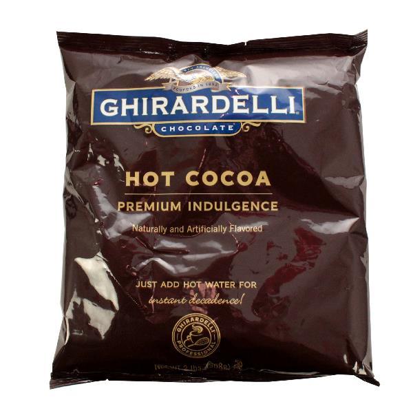 Ghirardelli Premium Hot Cocoa Pouch 32 Ounce Size - 4 Per Case.