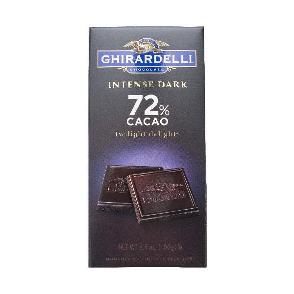 Ghirardelli Bar Twilight Delight Intense 3.5 Ounce Size - 12 Per Case.