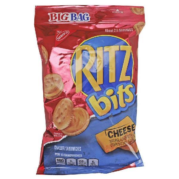 Ritz Bits Chs Big Bag 3 Ounce Size - 36 Per Case.