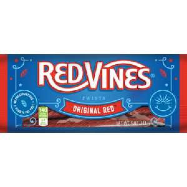 Red Vines Twists Original Red Casetray 5 Ounce Size - 24 Per Case.
