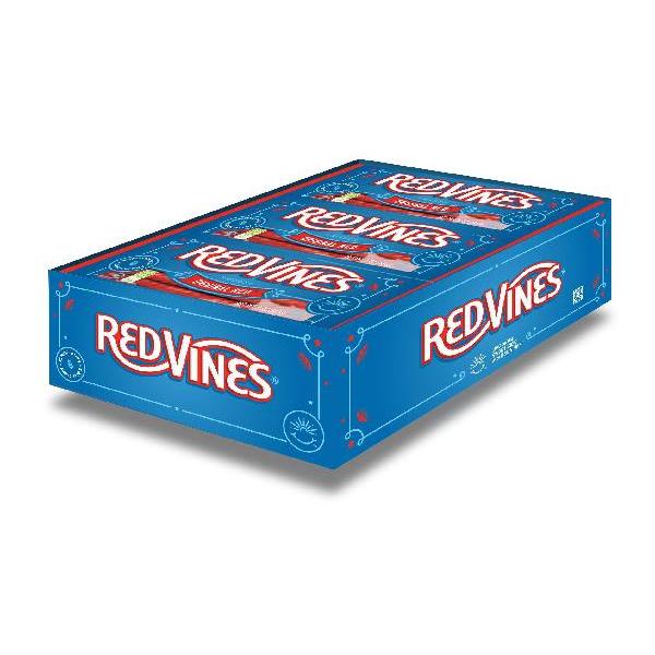 Red Vines Original Red Twists Casetray 5 Ounce Size - 12 Per Case.