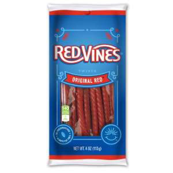 Red Vines Twists Original Red Casehb 4 Ounce Size - 24 Per Case.