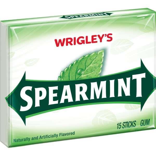 Wrigley's Spearmint Sticks 15 Piece - 120 Per Case.