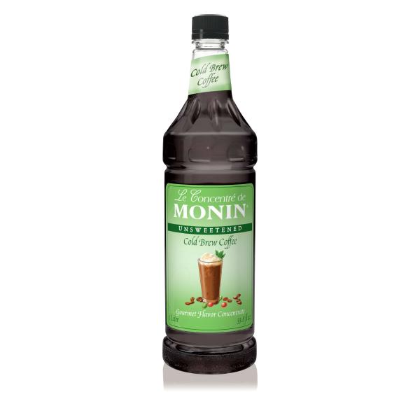 Monin Cold Brew Coffee Concentrate 1 Liter - 4 Per Case.