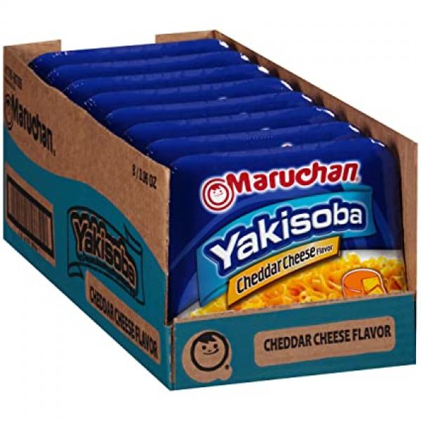 Maruchan Yakisoba Cheddar Noodles 3.96 Ounce Size - 8 Per Case.