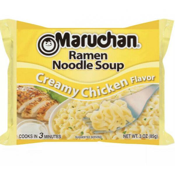 Maruchan Ramen Creamy Chicken 3 Ounce Size - 24 Per Case.