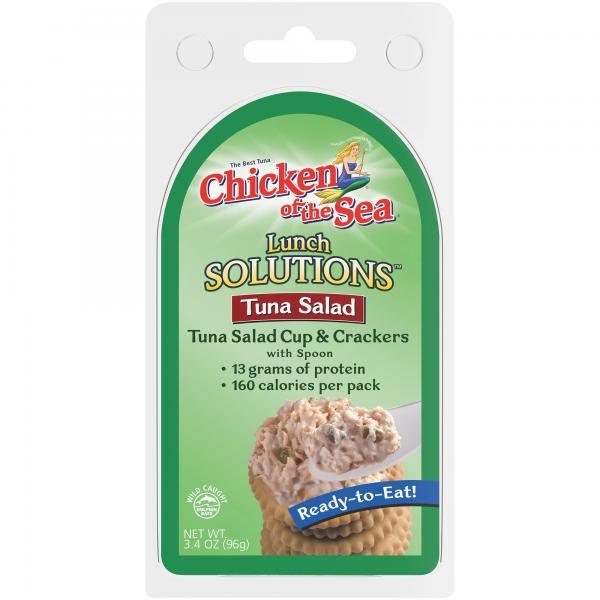 Chicken Of The Sea Tuna Salad Cup Low Sodium 3.4 Ounce Size - 8 Per Case.