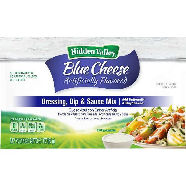 Dressing Hidden Valley Blue Cheese Dry Mix Gallon 1 Gallon - 18 Per Case.