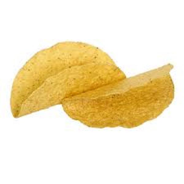 Mission 5" Regular Yellow Taco Shells 25 Count Packs - 8 Per Case.
