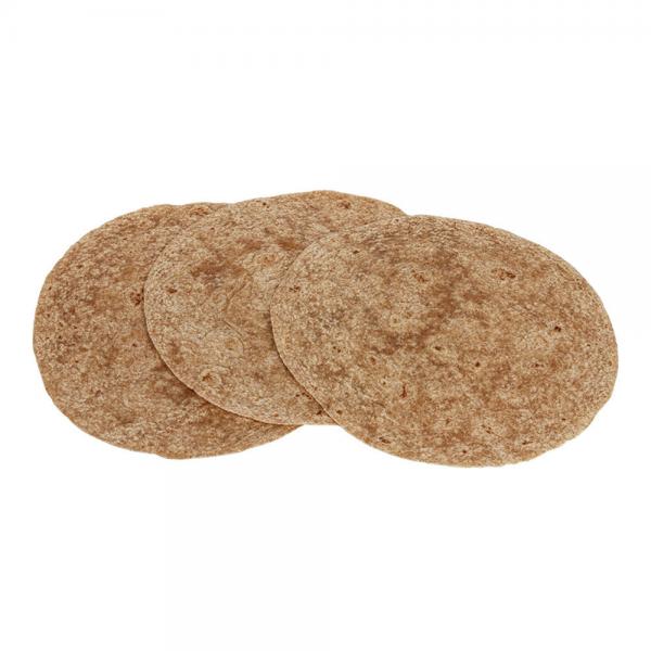 Mission 10" Heat Pressed Whole Wheat Tortillas 12 Count Packs - 12 Per Case.