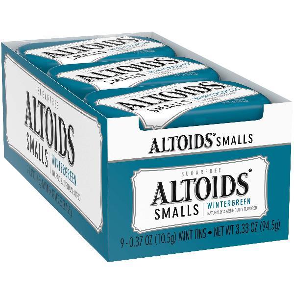 Altoids Smalls WintergreenCs 0.37 Ounce Size - 108 Per Case.