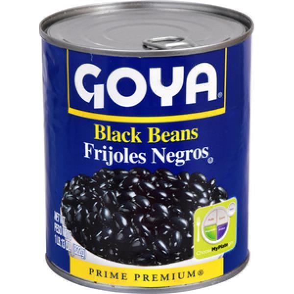 Goya Black Beans 29 Ounce Size - 12 Per Case.