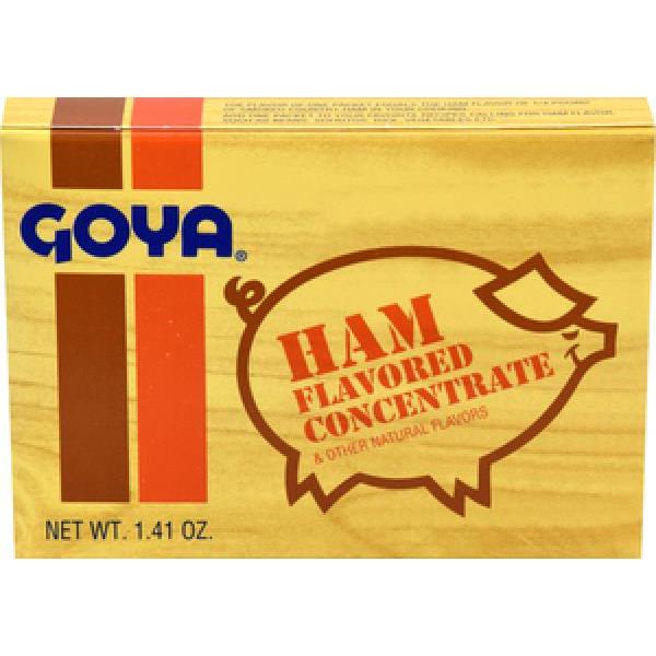 Goya Ham Flavored Concentrate 1.41 Ounce Size - 36 Per Case.