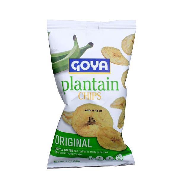 Goya Plantain Chips Original 2 Ounce Size - 20 Per Case.