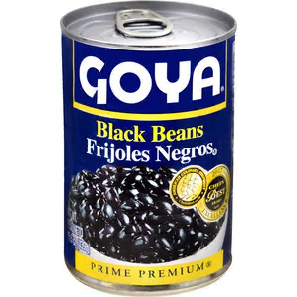 Goya Black Beans 15.5 Ounce Size - 24 Per Case.