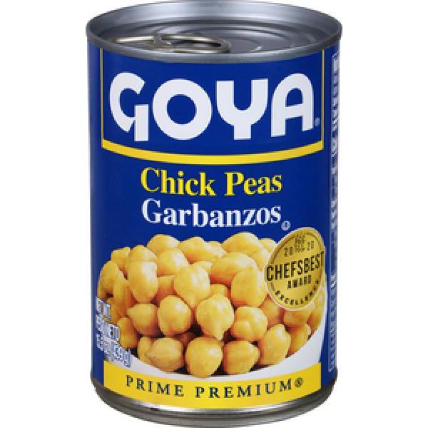 Goya Chick Peas 15.5 Ounce Size - 24 Per Case.