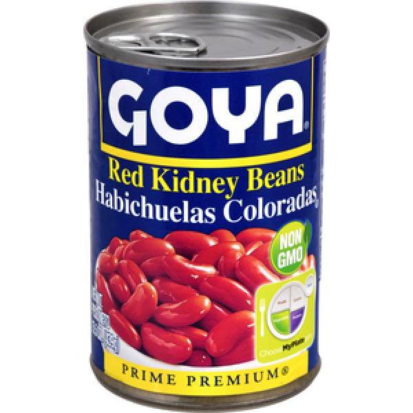 Goya Red Kidney Beans 15.5 Ounce Size - 24 Per Case.